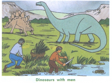 creationism - dinosaurs with humans